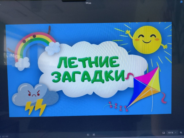 Лотерея загадок «Про то и про это, да здравствует лето!» в зале «Сила семьи»