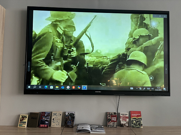 В зале «Сила труда» организован кинопоказ «Сталинградская битва. Оборона»