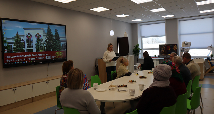 Встреча членов Всероссийского общества слепых в Центральной библиотеке